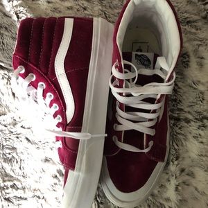 vans high tops womens size 10 only worn once